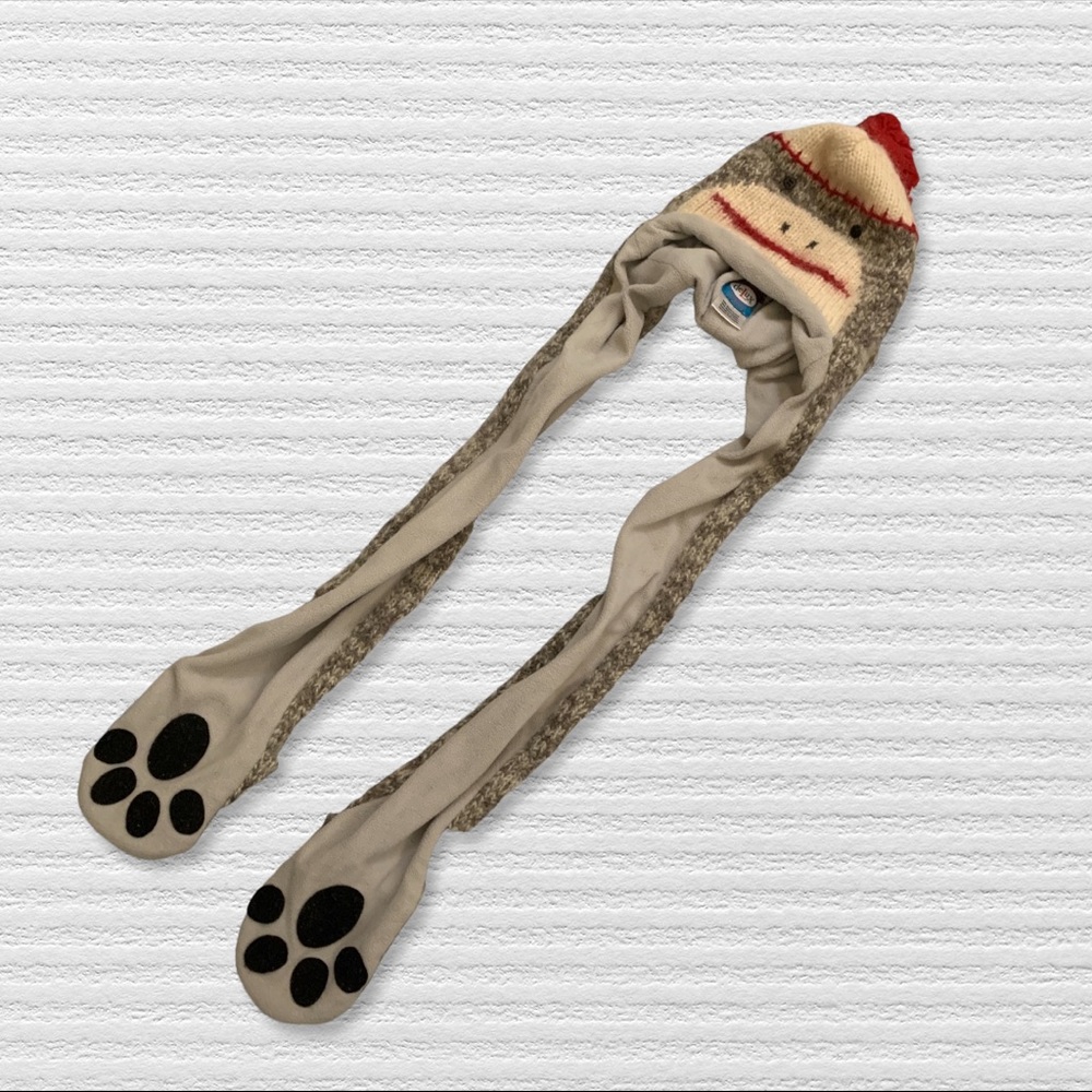 Monkey Winter Hat with Gloves